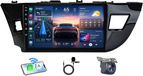 4 + 64GB ROM Android 15 Upgrade Car Radio for Toyota Corolla 2014-2016 in Kuwait