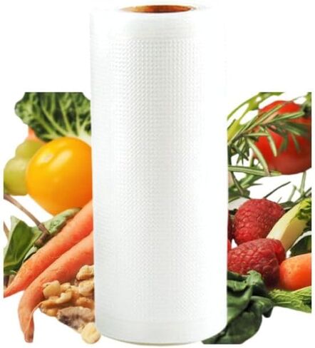 Vacuum Sealer Bags Rolls 2PACK 10" x 16.4' - 8mil Commercial Grade Heavy Duty,BPA Free,Great for Vac storage Sous Vide Cooking,Meal Prep in Kuwait