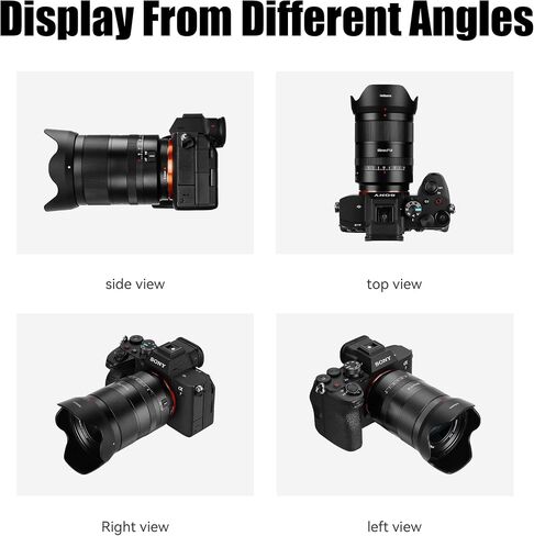 7artisans AutoFocus 50mm F1.8 Full Frame Lens,F1.8 Large Aperture,Support Automatic/Manual Aperture and Face/Eye Recognition, Compatible for Sony A7 Series A7R A75 A7SII A9 A7C A1, etc.Black in Kuwait