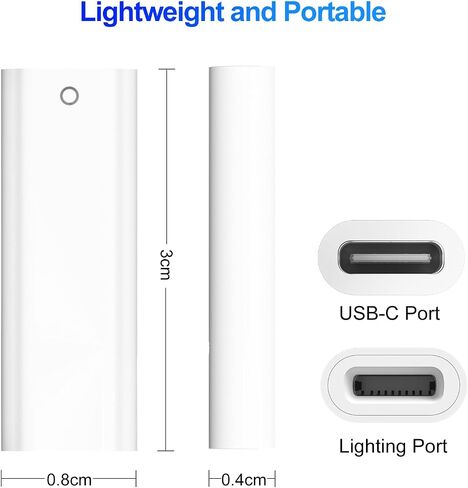 APETOO for Apple Pencil Adapter USB-C to Pencil Adapter for iPad 10th/A16 in Kuwait