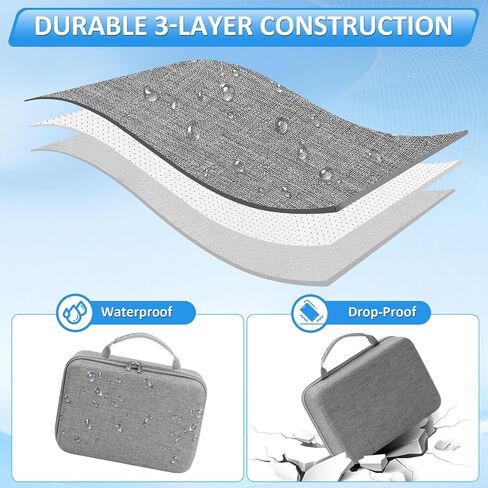 Case Compatible with Brother p Touch ptd220 d210 Portable Storage Holder Case Fits Brother Label Maker, Label Tapes, AC Adapter, Battery(Box Only) in Kuwait