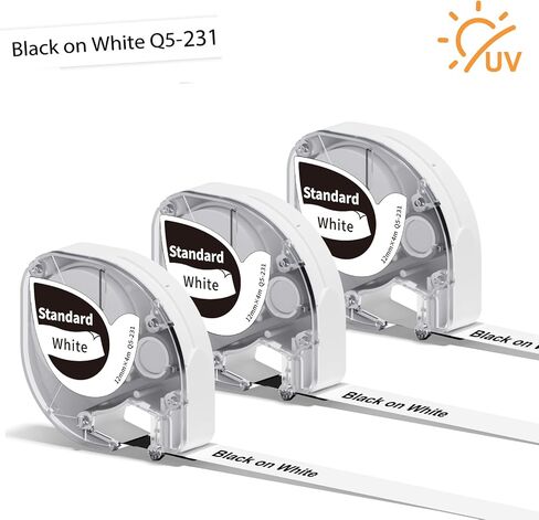 P12 Label Maker Tape Compatible with Dymo LetraTag Label Maker Refills in Kuwait