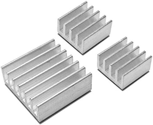 Self-Adhesive Aluminum CPU Heatsink CPU Cooler for Raspberry Pi 3,Pi 2,Pi Model B+ CPU Heat Sinks RAM Cooling Kit(Set of 3 Pcs) in Kuwait