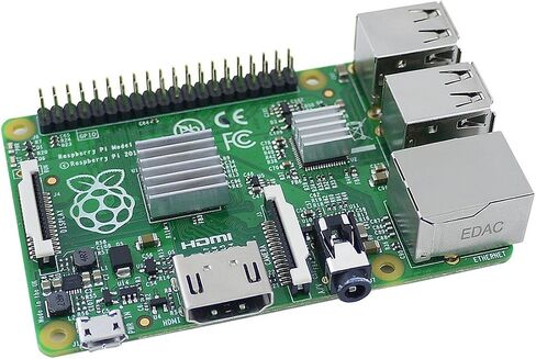 Self-Adhesive Aluminum CPU Heatsink CPU Cooler for Raspberry Pi 3,Pi 2,Pi Model B+ CPU Heat Sinks RAM Cooling Kit(Set of 3 Pcs) in Kuwait
