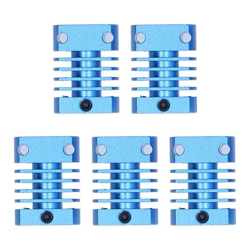 3D Printer Heat Sink Radiator Aluminum Alloy for CR10 Ender 3 MK10 E3DV6 Extruder 5 Pcs in Saudi Arabia