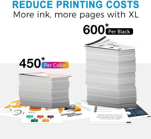 68XL Ink Cartridge 68e Black and Color High Yield Replacement for HP Ink 68 in Kuwait