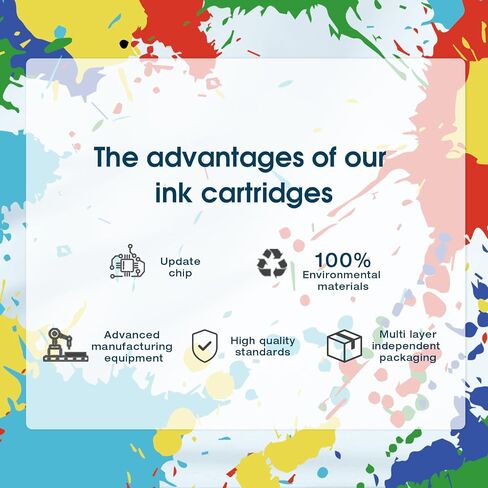 68XL Ink Cartridge 68e Black and Color High Yield Replacement for HP Ink 68 in Kuwait