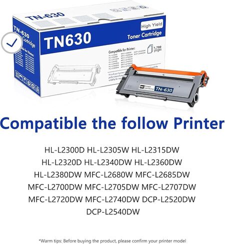 TN630 Toner Cartridge Replacement for Brother TN-630 Toner Cartridge Black in Kuwait