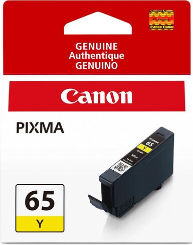 Canon CLI-65 Genuine Yellow Ink Tank, Compatible with PIXMA PRO-200, and PIXMA PRO-200S Printers in Saudi Arabia