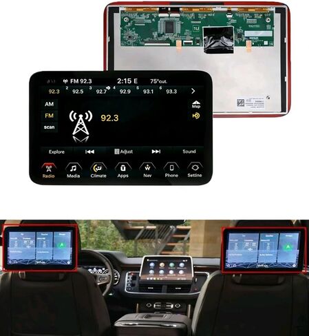 12.6" OEM Headrest Back Seat Touch Screen LCD Display in Kuwait