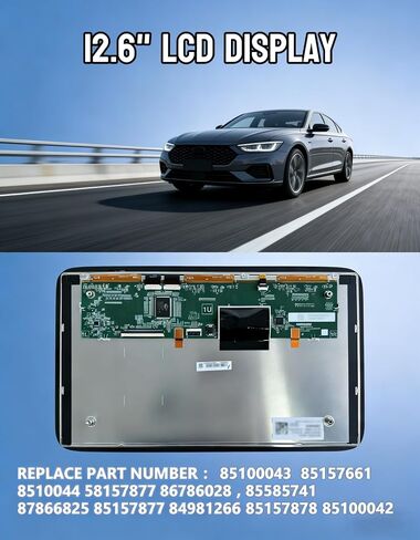 12.6" OEM Headrest Back Seat Touch Screen LCD Display in Kuwait
