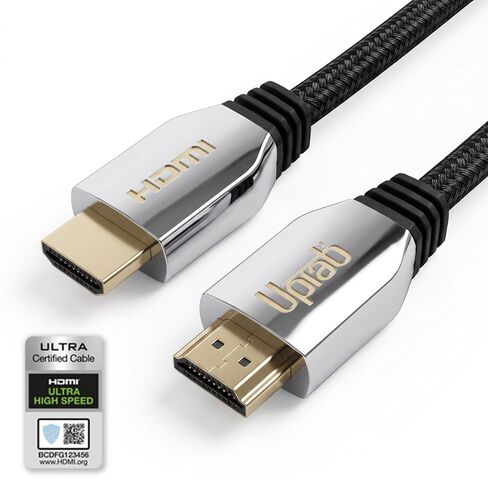 uptab Certified HDMI 2.1 Cable 10FT, 10K 8K 48Gbps HDR eARC VRR in Saudi Arabia