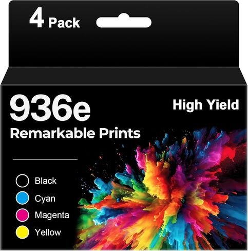 936 Ink Cartridges Combo Pack for HP936 936e Ink Cartridges for HP Printers in Kuwait