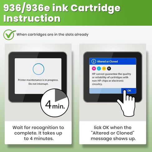 936 Ink Cartridges Combo Pack for HP936 936e Ink Cartridges for HP Printers in Kuwait