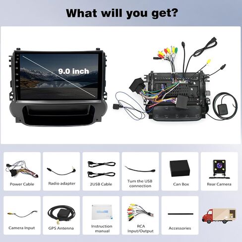 Android Car Radio for Chevy Malibu 2009 2010 2011 2012 2013 2014 in Kuwait