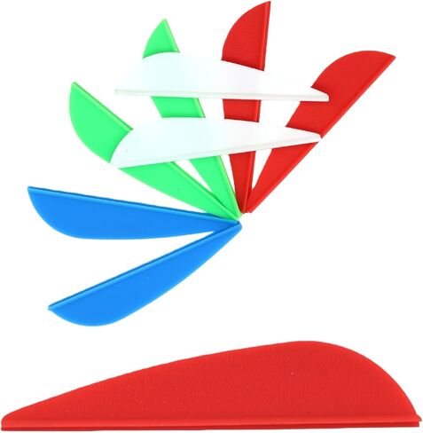 60pcs Arrows Vanes 1.75/2/2.5/3/4/5 Inch Plastic Feather Fletching for DIY Archery Arrows in Saudi Arabia