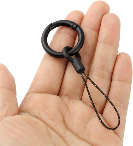 4Pcs Small Phone Finger Ring Lanyard Holder Round spring Keychain String for USB Flash Drive,Backpack, Wallet in Kuwait