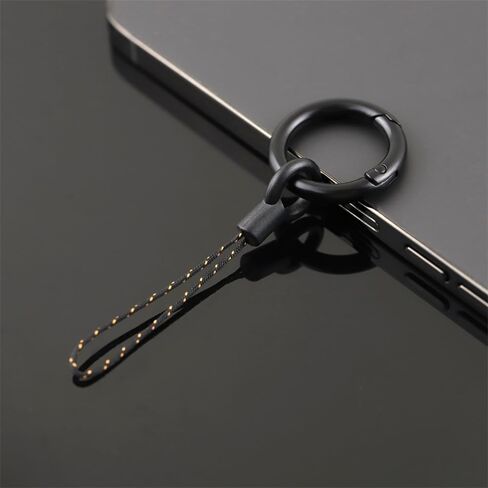 4Pcs Small Phone Finger Ring Lanyard Holder Round spring Keychain String for USB Flash Drive,Backpack, Wallet in Kuwait