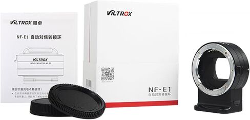 VILTROX NF-E1 Lens Adapter F to E Mount Adapter Auto Focus Converter Ring for Nikon F Mount Lenses to Sony E Mount Camera a9 Series a7 Series a6x00 Series in Kuwait