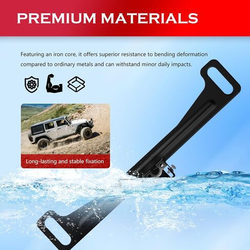 2PCS Car Backup Camera License Plate Mount,170° Adjustable Car License Plate Camera Mount No Drilling Required,Non-damaging Cars Back Up Cameras Licenses Plates Mounts in Kuwait