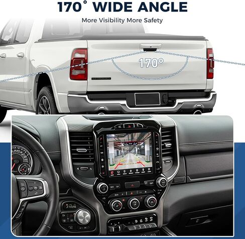 04672850AB Rear View Camera Fit for Dodge RAM 1500 2021 2022 in Kuwait