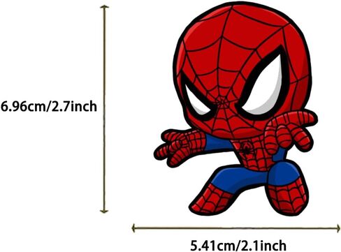 50pcs Spiderman Cartoon Stickers for Kids Water Bottle, Cool Waterproof Vinyl Decal for Teen Girl Kids Boy Laptop Skateboard Bike Guitar Laggage Bicycle Travel Case Helmet in Kuwait