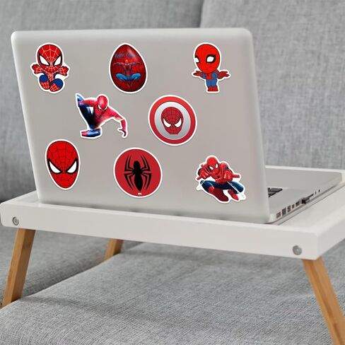 50pcs Spiderman Cartoon Stickers for Kids Water Bottle, Cool Waterproof Vinyl Decal for Teen Girl Kids Boy Laptop Skateboard Bike Guitar Laggage Bicycle Travel Case Helmet in Kuwait