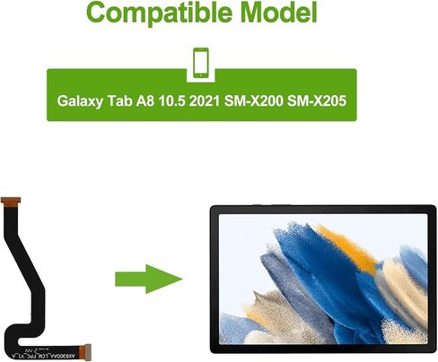 LCD Screen Flex Cable Motherboard Main Board Connector Flex Cable Ribbon Replacement for Samsung Galaxy Tab A8 10.5 2021 SM-X200 SM-X205,LCM_FPC_V1 in Kuwait