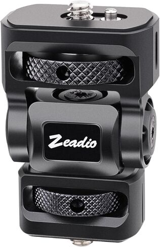 Zeadio Camera Monitor Mount, with 1/4"-20 Screw Adapter & NOTO Adapter, 360° Rotating & 180° Tilt Adjustable Monitor Holder for DSLR Rig, Field Monitor etc in Kuwait