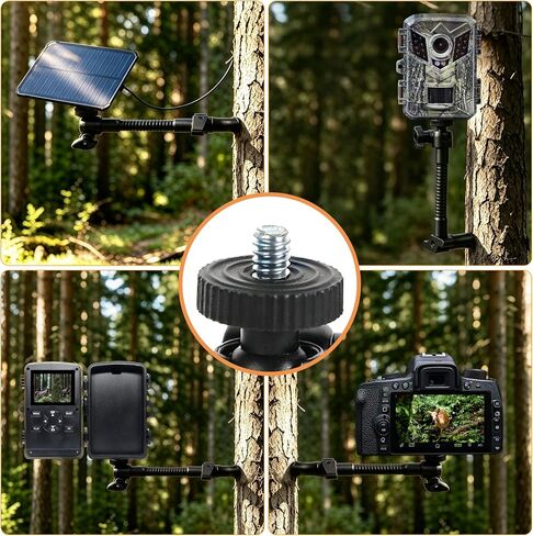 4Pack Trail Camera Tree Mount, 1/4in Thread 360° Rotation Tracking Bracket in Kuwait