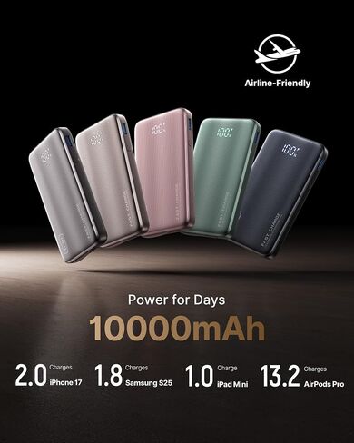 INIU 45W Fast Charging Portable Charger, 10000mAh with Built in Wall Plug in Saudi Arabia