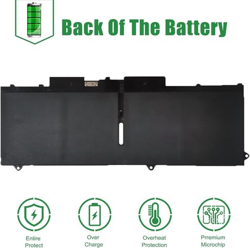 07KRV CPX-H4PVC 58Wh Laptop Battery Replacement for Dell Latitude 5530 5430 5530 7330 7430 7530 Precision 3570 P104F P104F005 P104F006 P137G Series 0H4PVC H4PVC O7KRV Y86WG 15.2V 3625mAh in Kuwait