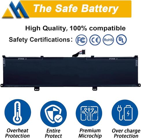 L19M4P71 Laptop Battery Replacement for Lenovo ThinkPad X1 Extreme P1 3rd Gen Series ThinkPad X1 Extreme 3rd Gen Notebook 5B10X19050 5B10X19047 5B10X19049 L19C4P71 5B10X19048 15.36V 80Wh 5235mAh in Kuwait