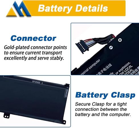 L19M4P71 Laptop Battery Replacement for Lenovo ThinkPad X1 Extreme P1 3rd Gen Series ThinkPad X1 Extreme 3rd Gen Notebook 5B10X19050 5B10X19047 5B10X19049 L19C4P71 5B10X19048 15.36V 80Wh 5235mAh in Kuwait