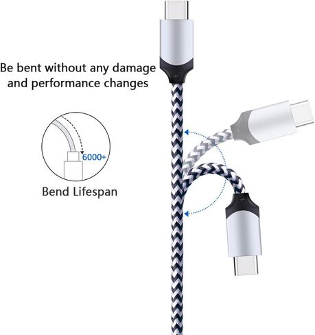 5Pack 6FT Fast USB Type C Cable Phone Charger Cord for Samsung Galaxy S26 in Kuwait