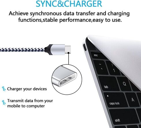 5Pack 6FT Fast USB Type C Cable Phone Charger Cord for Samsung Galaxy S26 in Kuwait