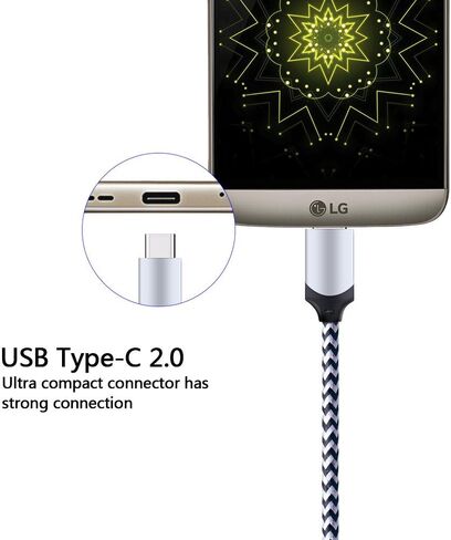 5Pack 6FT Fast USB Type C Cable Phone Charger Cord for Samsung Galaxy S26 in Kuwait