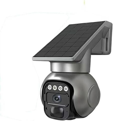 4G LTE Cellular Solar Security Cameras,5MP,24/7 Recording,Talk-Through Camera,AI Motion Detection,Built in SIM Card,One-Key Alarm, Motion Detection & Motion Tracking. in Kuwait