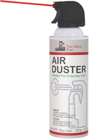 Can Air, Compressed Canned Air, Air Duster, Can Air Duster for Computer, Electronic Keyboard Cleaner - 10oz Can - 4 Cans in Kuwait