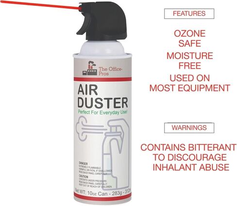 Can Air, Compressed Canned Air, Air Duster, Can Air Duster for Computer, Electronic Keyboard Cleaner - 10oz Can - 4 Cans in Kuwait