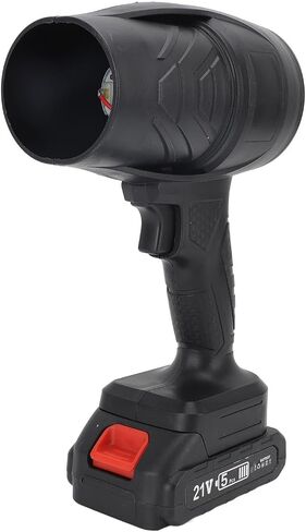 Electric Air Duster, 1050W Handheld Turbo Fan Air Blower with 21V Li Ion Battery, Cordless Leaf Blower for Patio Cleaning, Blowing Leaves and Dust, Computer Keyboard in Kuwait