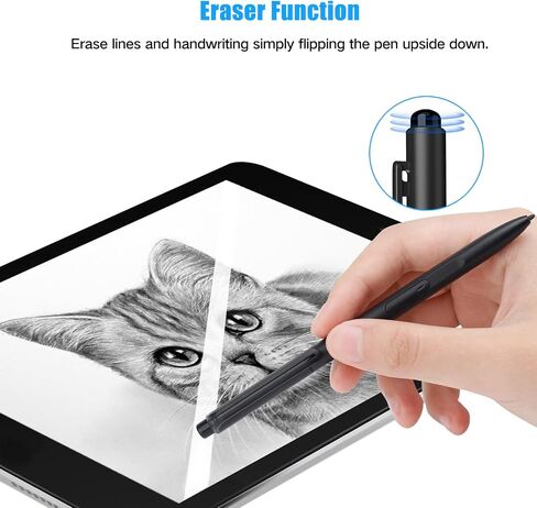 Jvkzaen EMR Stylus Compatible with Remarkable 2, Replacement Digital Pen with Eraser, 4096 Pressure Levels, Tilt Support, Palm Rejection, for Remarkable/Samsung/Kindle Scribe Devices(3 Pen Tips) in Kuwait