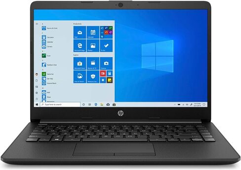 HP 14 14" HD SVA Anti-Glare Micro-Edge WLED-backlit Laptop for Students, AMD Athlon 3050U 2.3GHz up to 3.2GHz, 4GB DDR4, 128GB SSD, Wi-Fi 5, Bluetooth 4.2, HDMI, Webcam, Windows 10 S, Accessory Bundle in Kuwait