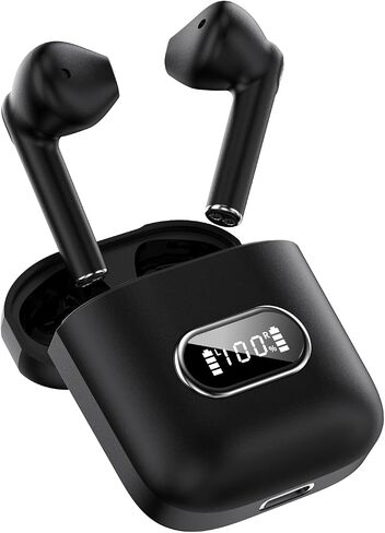 Wireless Earbuds with Big Bass, 20H Playtime, Bluetooth 5.3 Light Weight in Ear Headphones, Premium Sound Bass Ear Buds with Charging Case in Kuwait