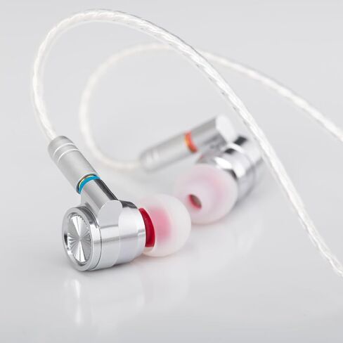 TINHIFI T4 Wired in-Ear Monitor for Musicians and Producers, 10mm Carbon Nanotube Driver, Neutral Tuning, Clear Sound and Balanced Bass, Detachable MMCX Silver-Plated Cable in Kuwait