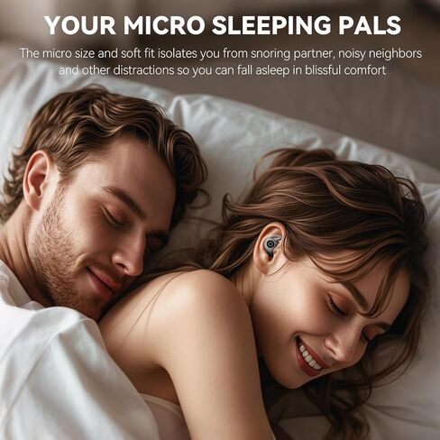 Sleepals Micro Sleep Earbuds for Side Sleepers, Black in Kuwait