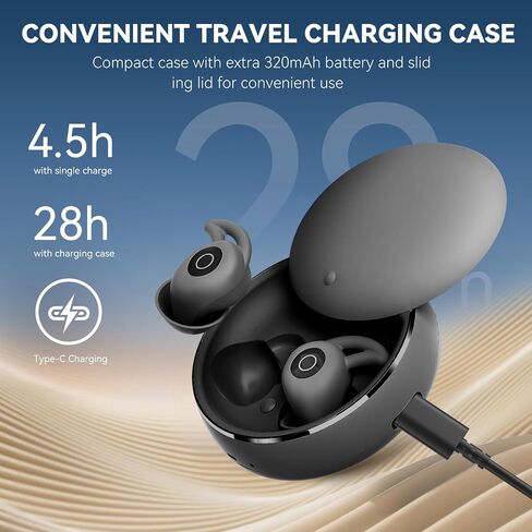 Sleepals Micro Sleep Earbuds for Side Sleepers, Black in Kuwait