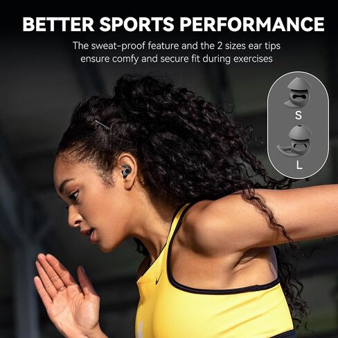 Sleepals Micro Sleep Earbuds for Side Sleepers, Black in Kuwait