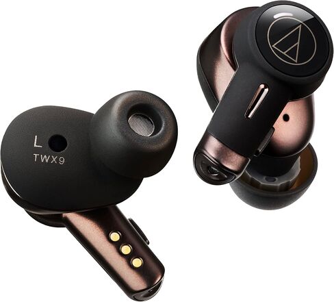 Audio-Technica ATH-TWX9 Wireless Earbuds, Premium Listening Experience with Bluetooth Wireless, Noise-Cancellation, High-Resolution Drivers with Innovative Acoustic Technology in Kuwait