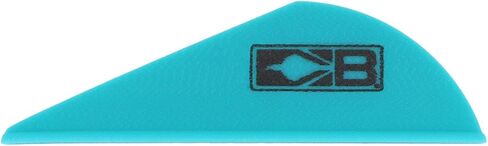 Bohning Black Sky 2.0" Hunting, 3D, Crossbow Vanes, 100 Pack, Teal in Kuwait